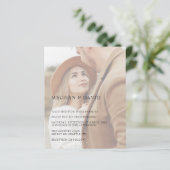 Budget Elegantes Foto-Overlay-Hochzeit (Stehend Vorderseite)