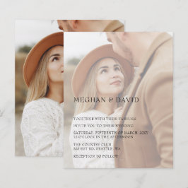 Budget Elegantes Foto-Overlay-Hochzeit
