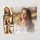 Budget Elegantes Foto Strip Abschluss Ankündigung (Vorderseite)