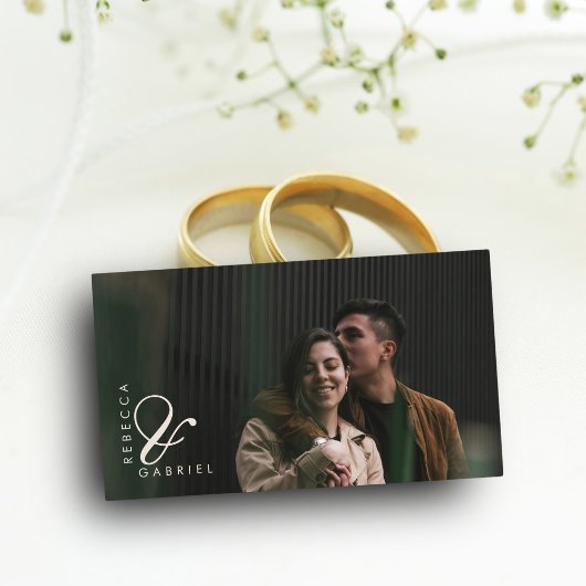 BUDGET Elegantes Foto-UAWG Wasserfarben Begleitkarte