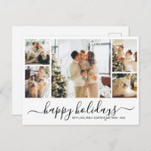 Budget Elegantes Foto Weihnachtsfeiertag Postkarte (Vorne/Hinten)