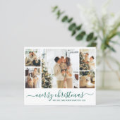 Budget Elegantes Foto Weihnachtszeitung (Stehend Vorderseite)