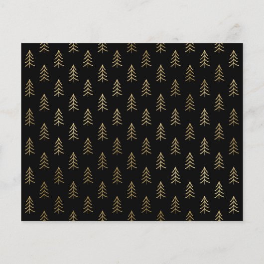 Budget Elegantes Foto Weihnachtszeitung (Rückseite)