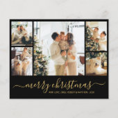 Budget Elegantes Foto Weihnachtszeitung (Vorderseite)