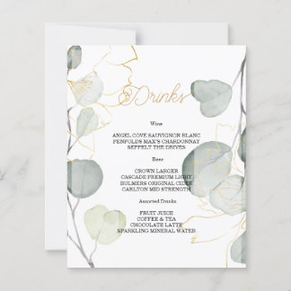 Budget-Elegantes HOCHZEITSMENÜ.