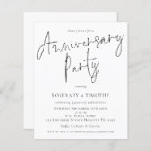 Budget Elegantes Hochzeitstag Party Einladung (Vorne/Hinten)