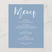 Budget Elegantes Minimalistisches Dusty Wedding Bl (Vorderseite)