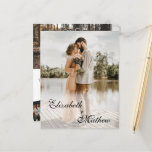 Budget Elegantes Script 5 Foto Einladung Hochzeit<br><div class="desc">Budget Elegantes Script 5 Foto Einladung Hochzeit</div>