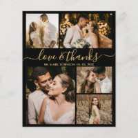 Budget Elegantes Script Foto Hochzeit Vielen Dank