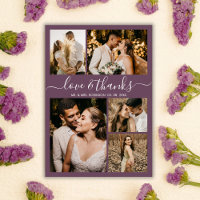 Budget Elegantes Script Foto Hochzeit Vielen Dank