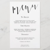 Budget Elegantes Skript beliebiges Farbhochzeitsme (Vorderseite)