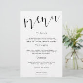 Budget Elegantes Skript beliebiges Farbhochzeitsme (Stehend Vorderseite)