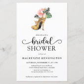 Budget Elegantes Tropical Gold Heelses Brautparty (Vorderseite)