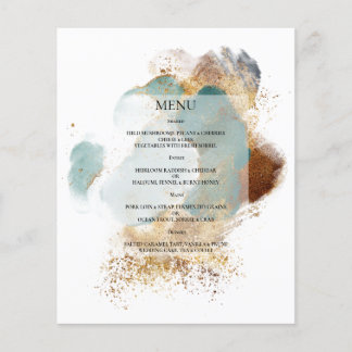 Budget Elegantes WEDDING MENU. Flyer