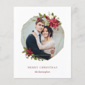 Budget Elegantes Weihnachts-Wraath-Foto (Vorderseite)