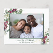 BUDGET Elegantes Weihnachtsgrün Foto (Vorderseite)