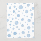 Budget Elephant Balloon Babydusche Einladung (Rückseite)