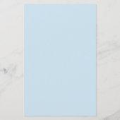 Budget Elephant Blue Baby Dusche Einladung (Rückseite)
