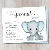 Budget Elephant Boy Baby Shower Einladung