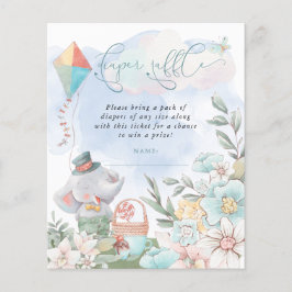 Budget Elephant Diaper Raffle Baby Dusche Picnic