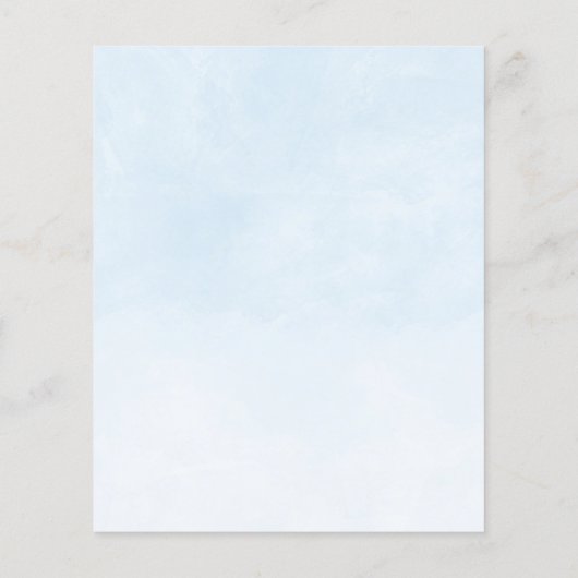 Budget Elephant Twin Boys Virtual Baby Dusche (Rückseite)