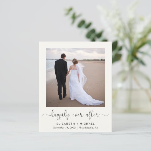 Budget-Eloption mit Hochzeitsempfang (Stehend Vorderseite)