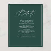 Budget Emerald Details Card Flyer (Vorne)
