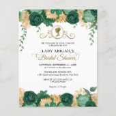 BUDGET Emerald Floral Viktorianisches Brautparty (Vorderseite)