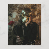 BUDGET Emerald Gold Masquerade Birthday Photo (Rückseite)