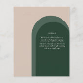 BUDGET Emerald Green Bold Wedding (Rückseite)
