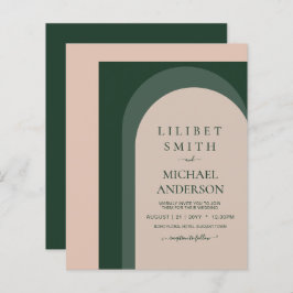 BUDGET Emerald Green Bold Wedding