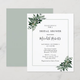 Budget Emerald Green Foliage Brautparty