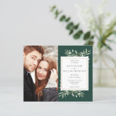 Budget Emerald Greenery Fotos Wedding (Stehend Vorderseite)