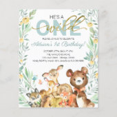 Budget Er ist eine wilde Einladung zum ersten Gebu (Vorderseite)