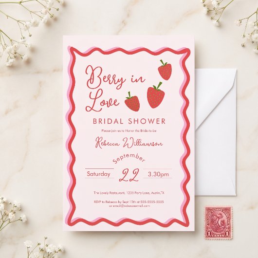 Budget-Erdbeere Berry In Love Brautparty