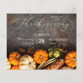 Budget Erntedank Dinner Pumpkins Flyer (Vorne)