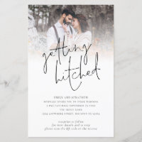 Budget Erreichte Foto QR Hochzeit Einladung