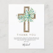 Budget Erste heilige Kommune Vielen Dank Eukalyptu Flyer (Vorne)