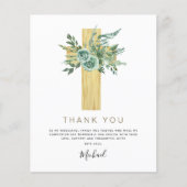 Budget Erste heilige Kommune Vielen Dank Eukalyptu Flyer (Vorne)