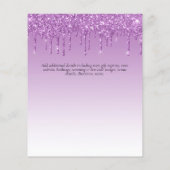 BUDGET Es ist eine Girl Glittery Unicorn Kinderdus (Rückseite)