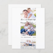 Budget Es ist eine wunderbare Life Foto Ferienkart (Vorne/Hinten)