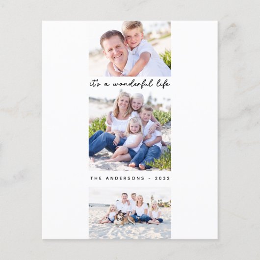 Budget Es ist eine wunderbare Life Foto Ferienkart (Vorderseite)