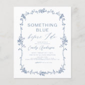 Budget Etwas Blaues Französisches Brautparty (Vorderseite)