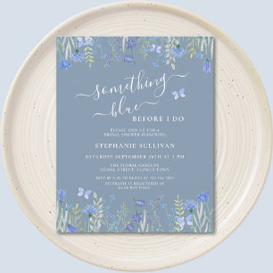 Budget Etwas Blue Brautparty Blue Einladung