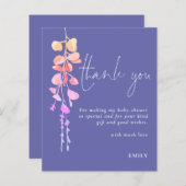 Budget Eucalyptus Baby Shower Periwinkle Vielen Da (Vorne/Hinten)