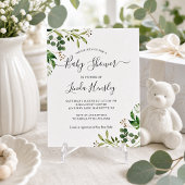 Budget Eucalyptus Blätter Kinderdusche Einladungen