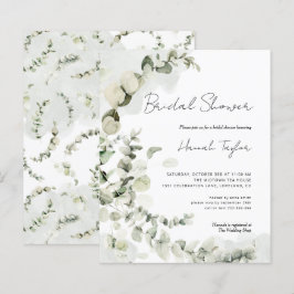 Budget Eucalyptus Bridal Dusche Einladung
