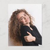 Budget Eucalyptus Foto Abschluss Vielen Dank (Rückseite)