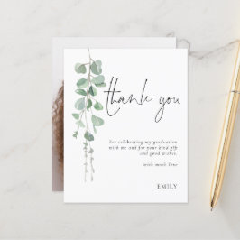 Budget Eucalyptus Foto Abschluss Vielen Dank