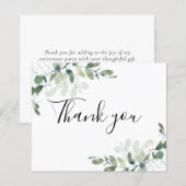 BUDGET Eucalyptus Retirement Partys Danke (Vorne/Hinten)